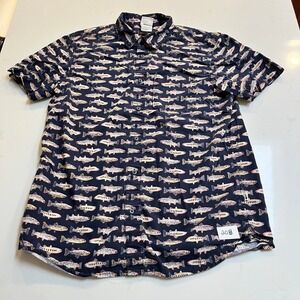 The North Face Baytrail Short Sleeve Rainbow Trout Button Down Shirt